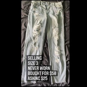 Ripped jeans - never worn